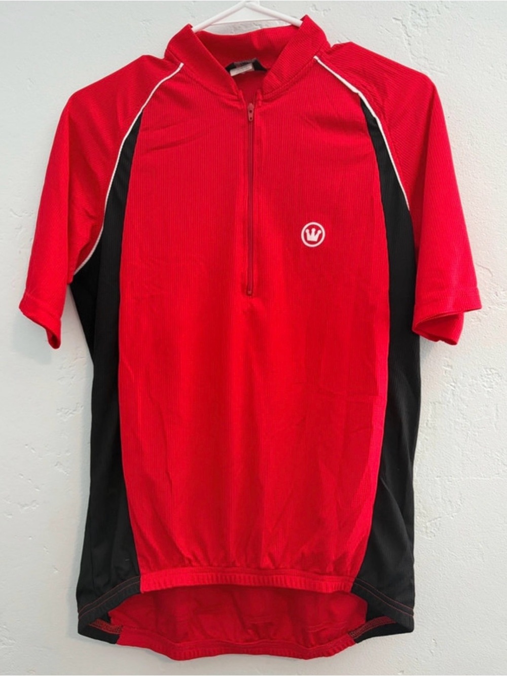 Canari Red & Black Short-Sleeve Bike Jersey